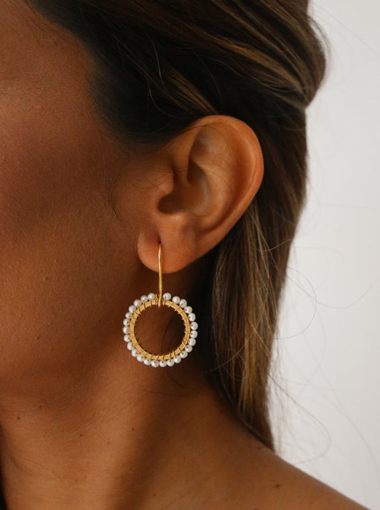 Pearl Attie Hoops