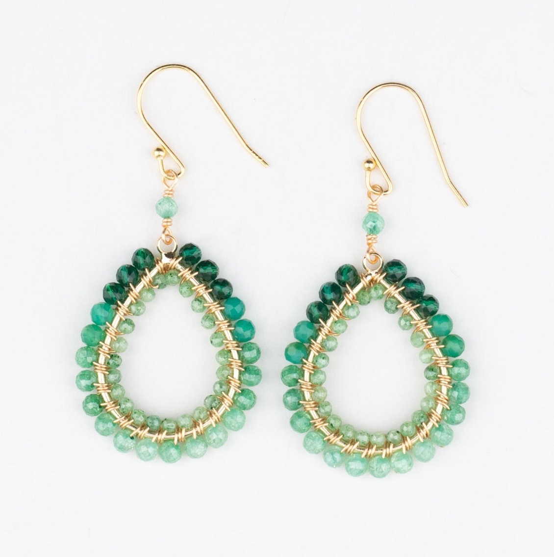 Jewel Ombre Teardrop Earrings