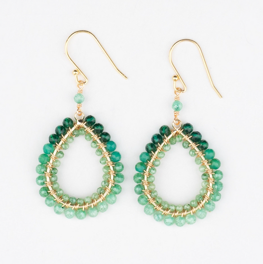 Jewel Ombre Teardrop Earrings